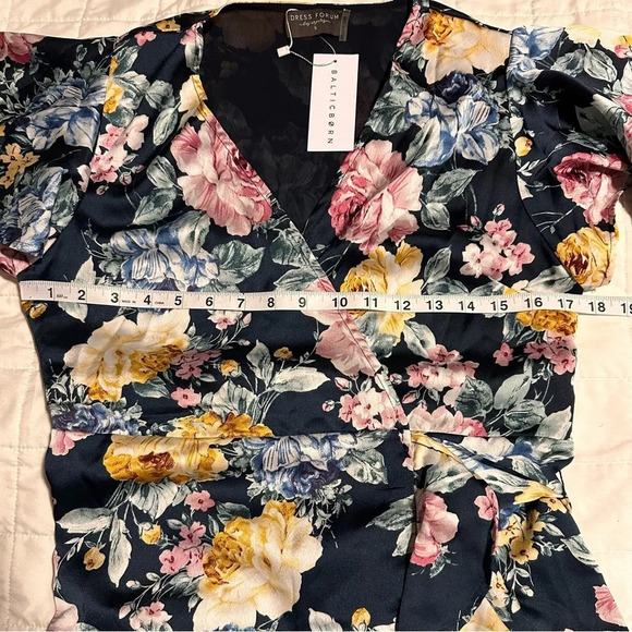 NWT Baltic Born floral wrap dress, small - Picture 9 of 9